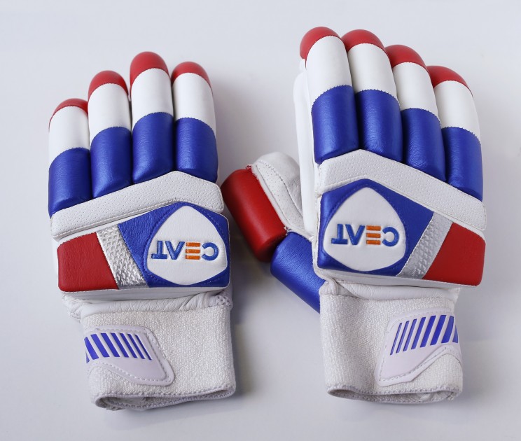 Shreyas Iyer's Worn Gloves