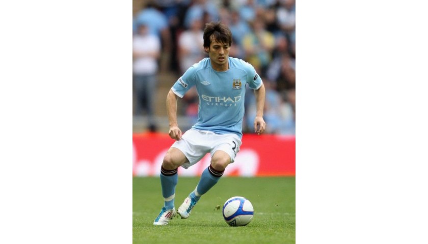 Silva's Manchester City Match Shirt, 2010/11