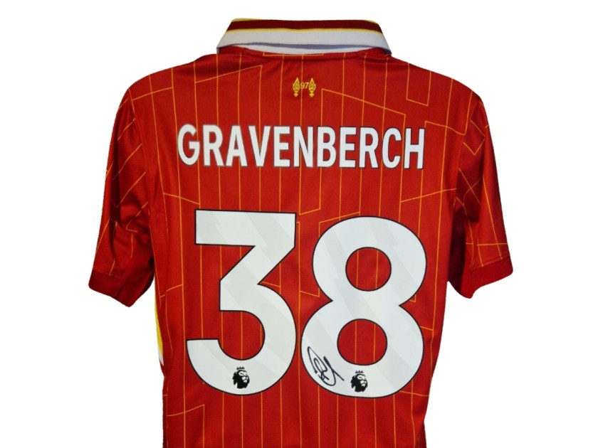 Ryan Gravenberch Signed Liverpool 2024–25 Football Shirt