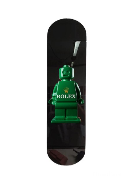 "Alter Ego Skateboard Green" by Alessandro Piano
