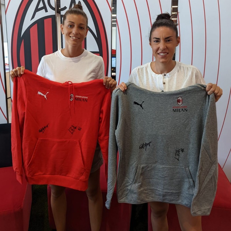 Fondazione Milan Sweatshirt - Signed by AC Milan Women's Squad 