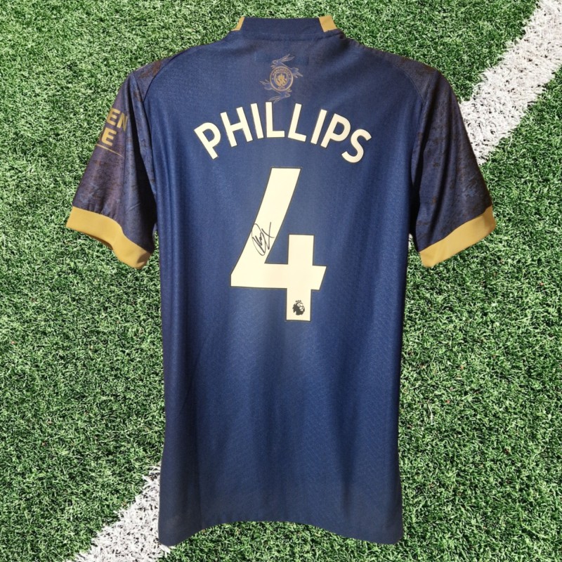 Kalvin Phillips Signed Manchester City 2022-23 Ltd Edition Football Shirt COA