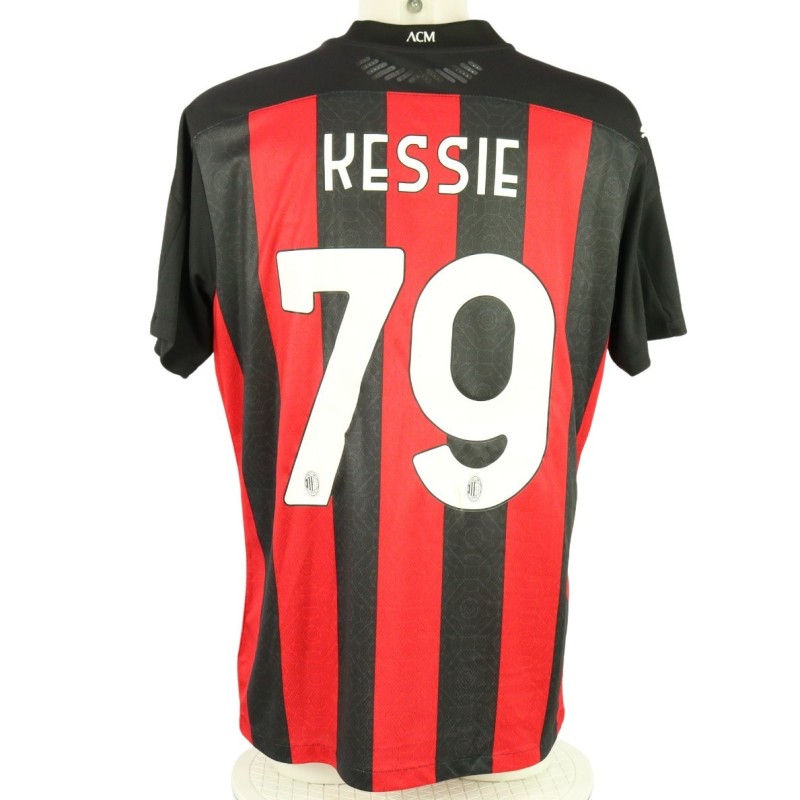Kessie's AC Milan Match Shirt, 2020/21