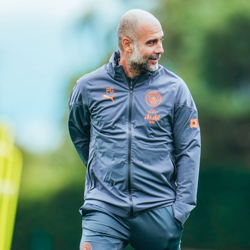 Pep Guardiola Worn Training Kit - Four in a Row Season 2023/24