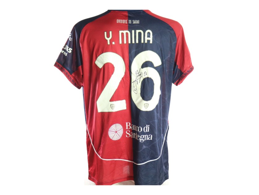 Mina's Signed Unwashed Shirt, Cagliari vs Cremonese 2026