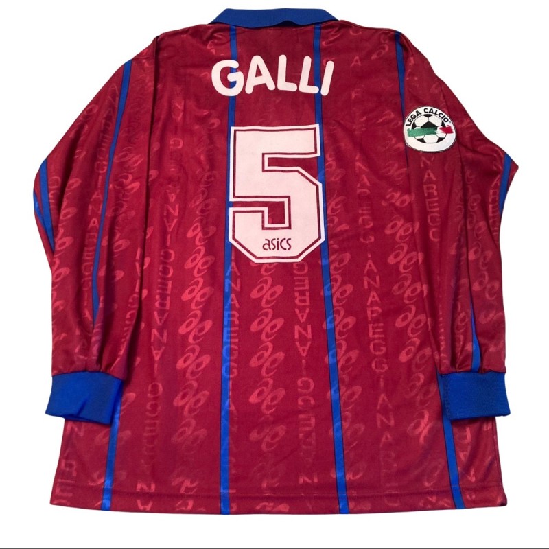 Galli's Reggiana Match-Issued Shirt, 1997/98