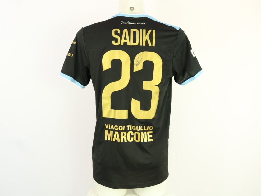 Sadiki's Unwashed Signed Shirt, Rimini vs Virtus Entella 2024