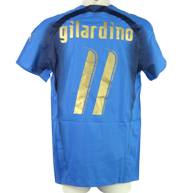 Gilardino's Italy Match Shirt, Euro 2008 Qualifiers