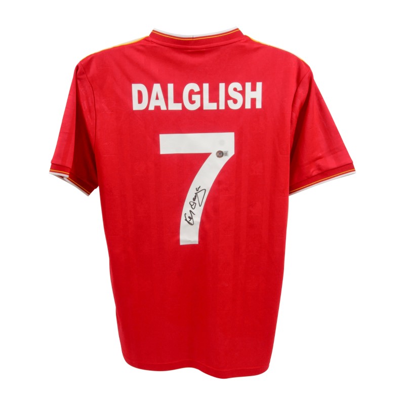 Camicia replica firmata da Kenny Dalglish del Liverpool FC