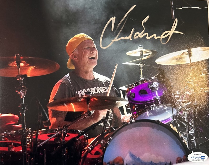 Chad Smith of the Red Hot Chili Peppers Signed Photograph
