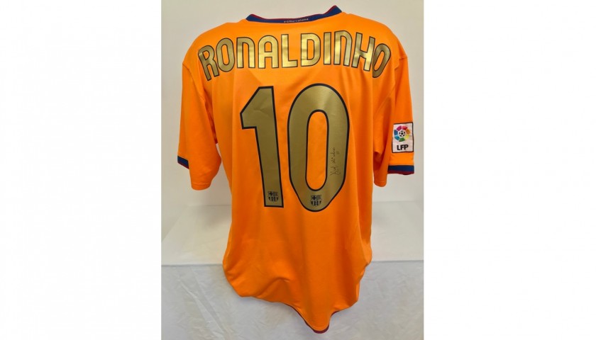 Ronaldinho Official Barcelona Shirt, 2006/07 - CharityStars