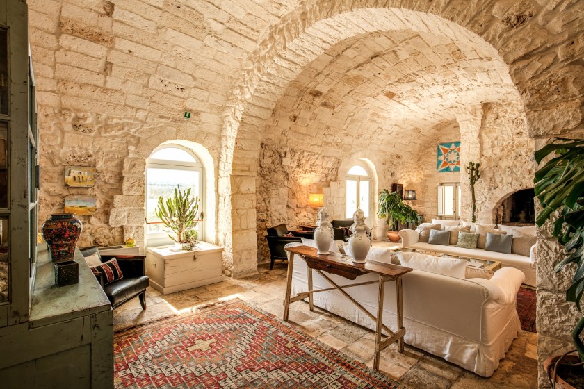 One-Night Stay for 2 People with Dinner at Masseria Cervarolo in Ostuni, Puglia