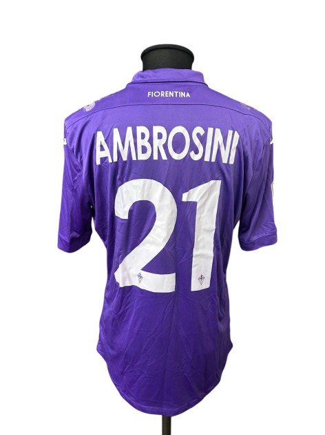 Maglia Ambrosini Indossata Fiorentina vs Roma, 2014
