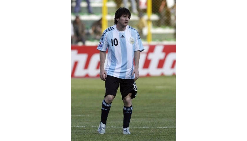 Messi's Official Argentina Signed Shirt, 2008