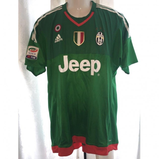 Match worn Buffon shirt, Juventus-Lazio Serie A 20/04/2016