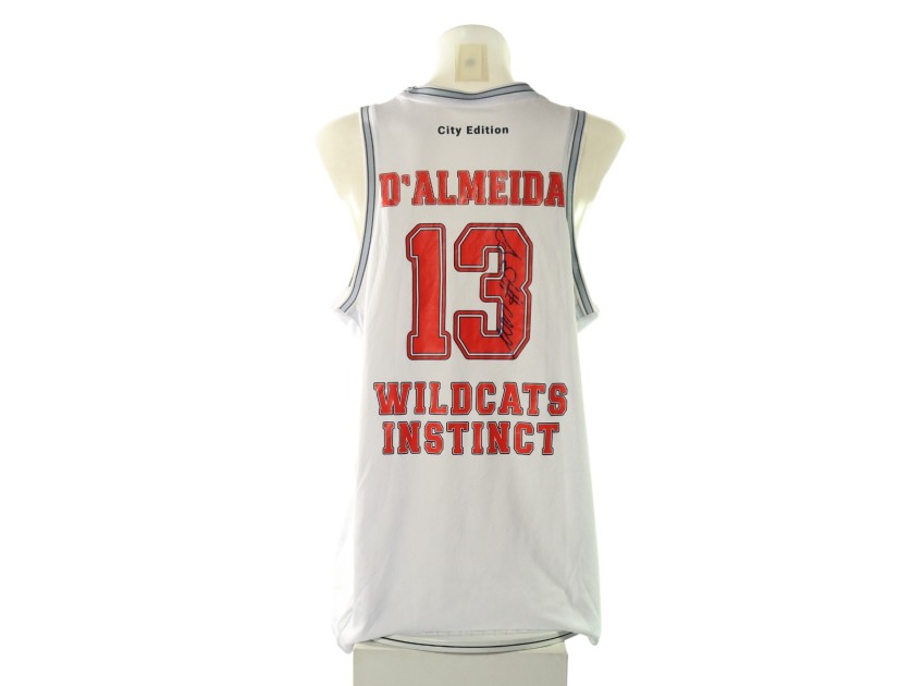 D'Almeida Urania Basket "Special Edition" Signed Match-Worn Home Jersey, 2025/26