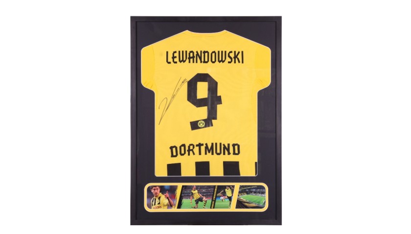 Lewandowski's Borussia Dortmund Signed Shirt