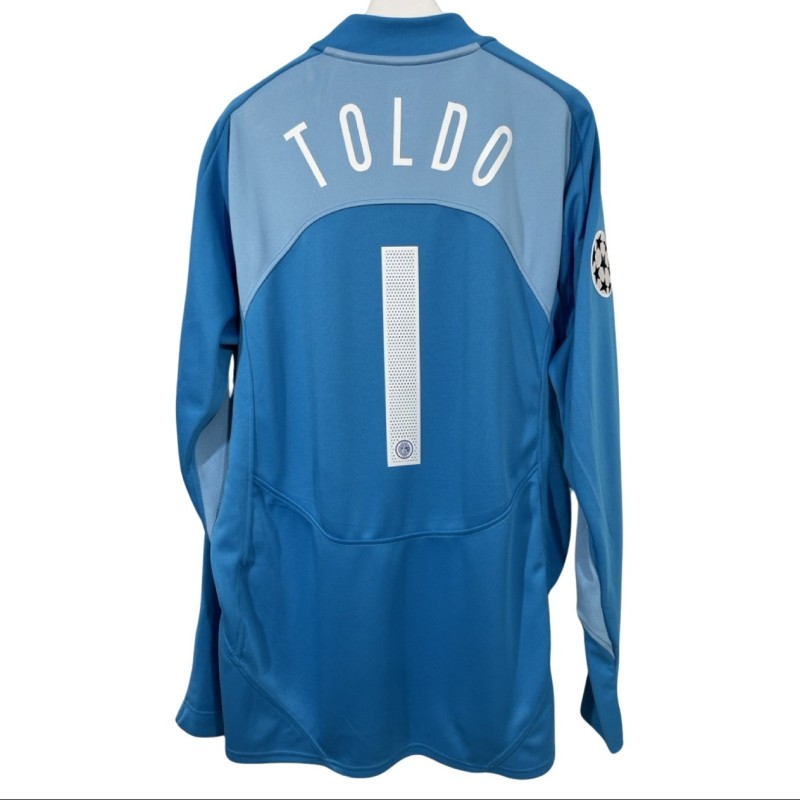 Toldo Official Inter Milan Shirt, UCL 2004/05