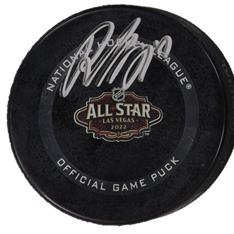 Roman Josi Signed 2022 All-Star Game Hockey Puck