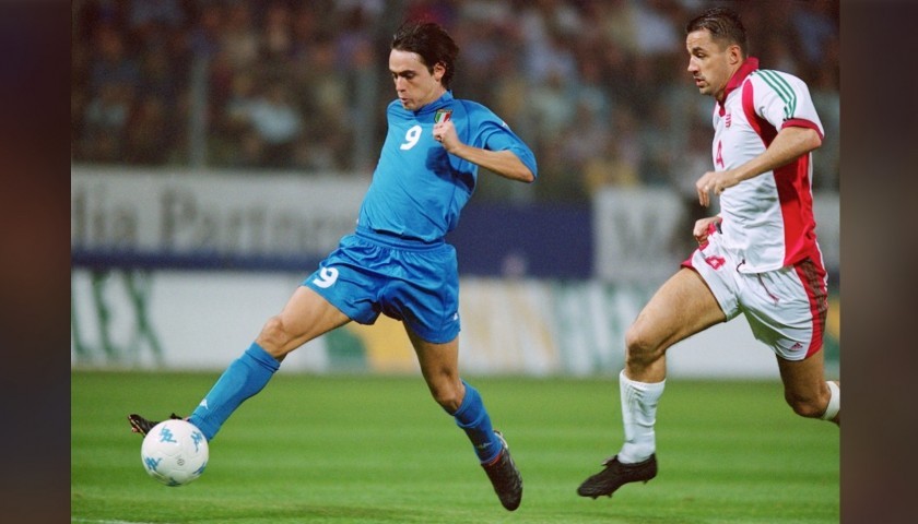 Inzaghi's Italy Match Shirt, 2002 Season