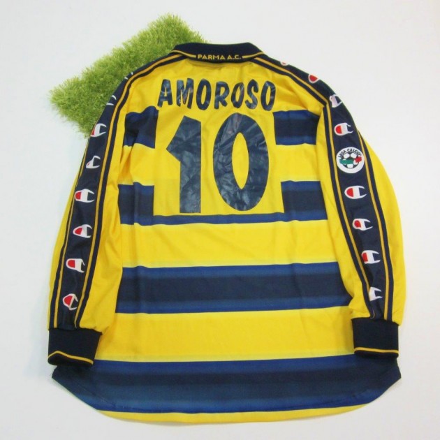 Amoroso match worn shirt, Parma-Reggina Serie A 2000/2001