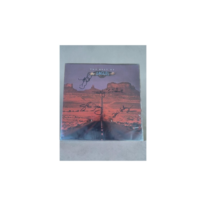 LP in vinile autografato dagli Eagles