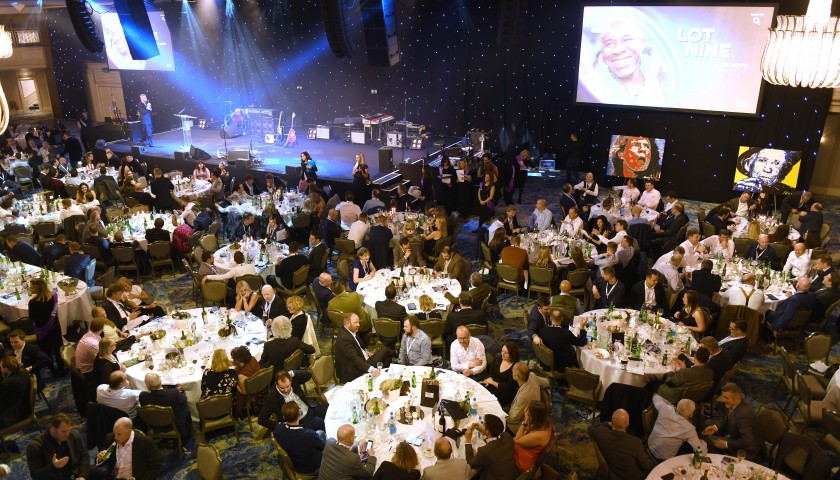 Table of 10 at the Legends of Rugby Dinner 2.2.22