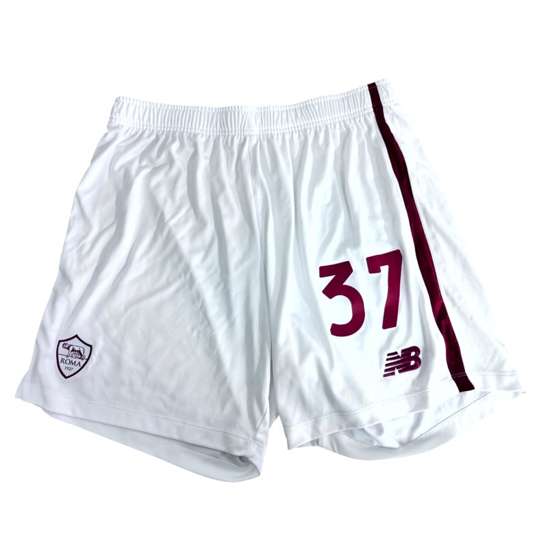 Spinazzola's Roma Unwashed Shorts, 2022/23