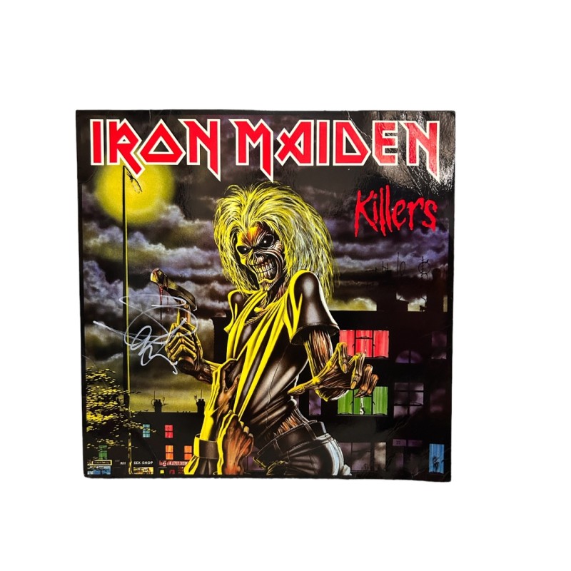 Steve Harris of Iron Maiden Signed 12" Vinyl