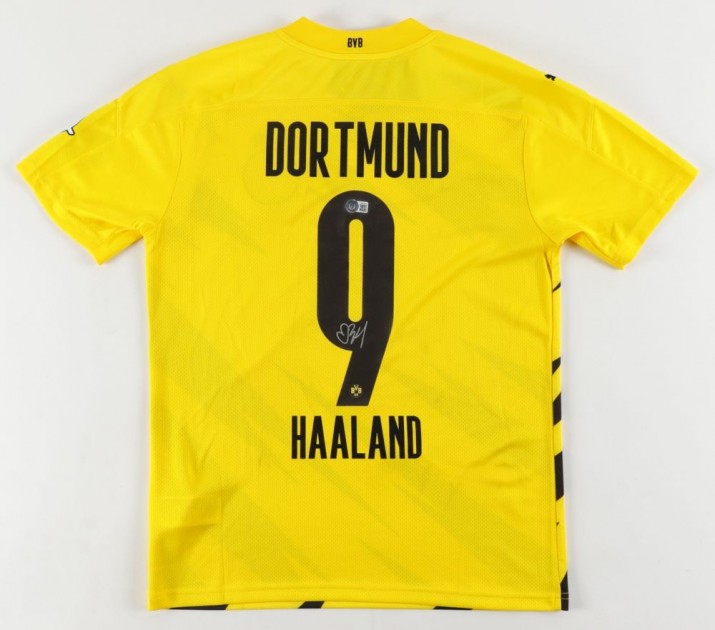 Errling Haaland Borussia Dortmund Signed Shirt