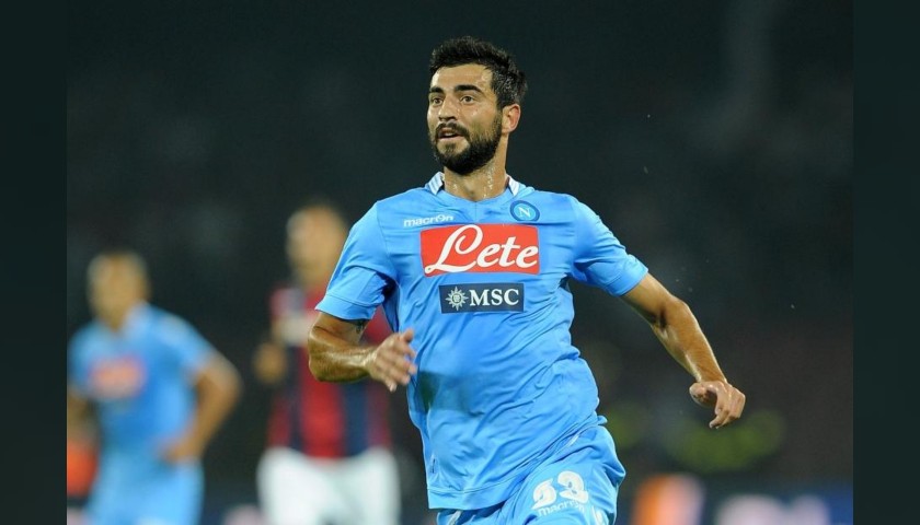 Albiol's Napoli Match Worn and Signed Shirt, 2013/14