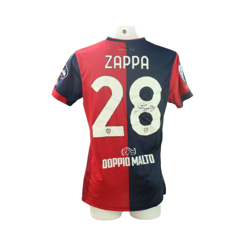 Maglia Zappa Unwashed, Juventus vs Cagliari 2024 - Autografata