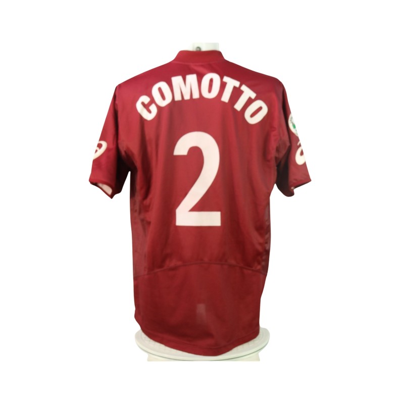 Comotto's Match-Issued Shirt, Reggina 2003/04