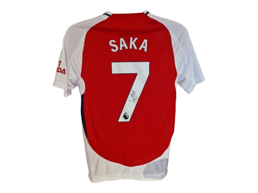 Bukayo Saka's Arsenal 2024/25 Signed Replica Player Version Shirt