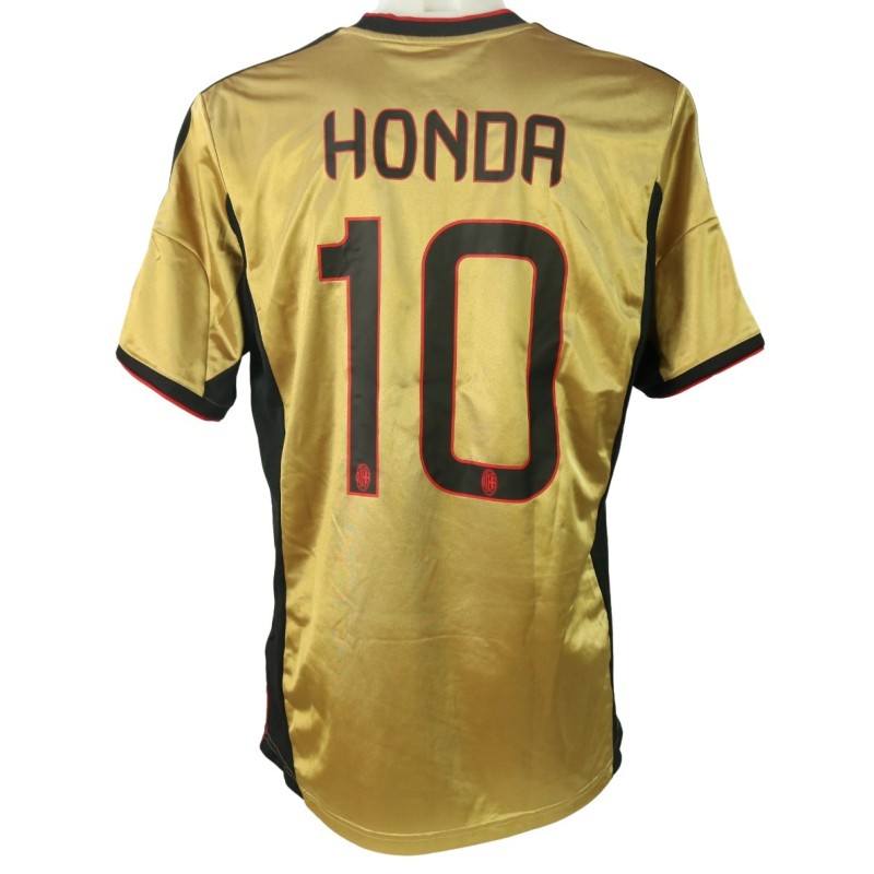 Honda's Milan Match-Issued Shirt, 2013/14