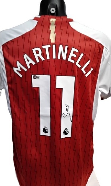 Martinelli Arsenal Signed Replica Shirt, 2023/24 