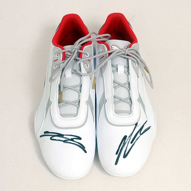 Charles Leclerc Scarpe Ferrari - Autografate