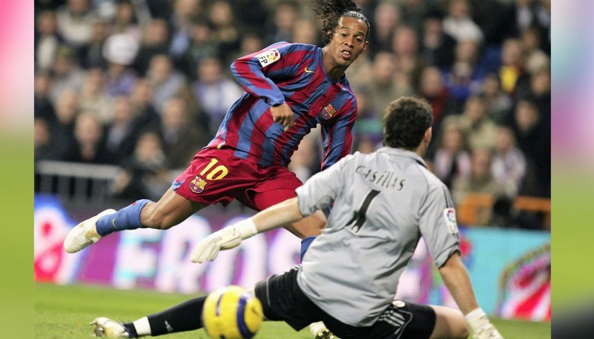 Ronaldinho's Barcelona Worn 2005/06 Signed Boots