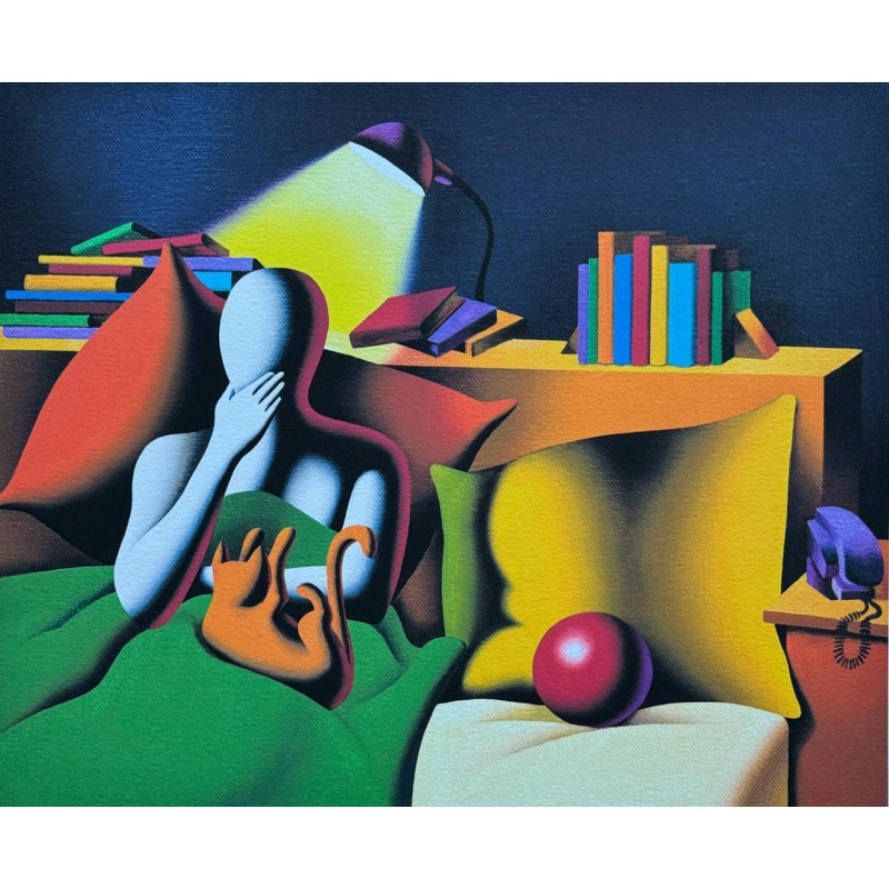 "Books for company" by Mark Kostabi