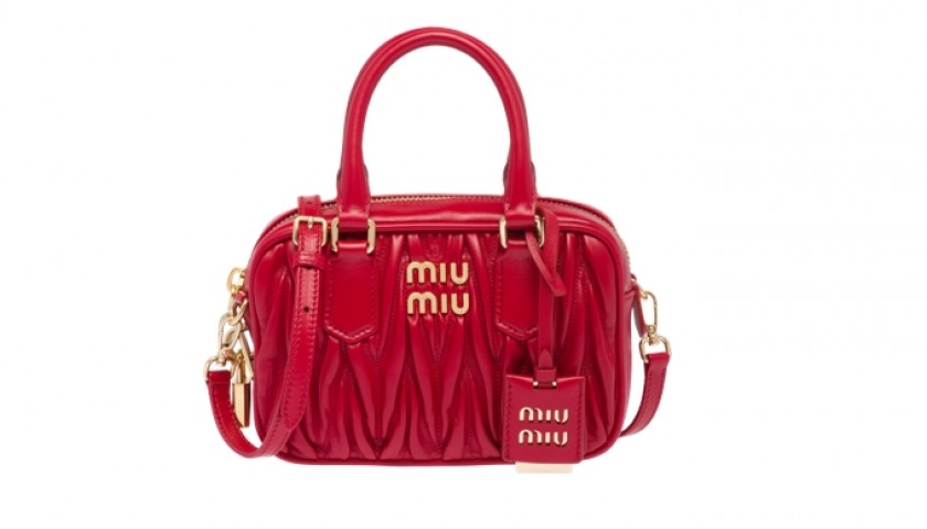 Miu Miu Bag in Matelassé Nappa Leather