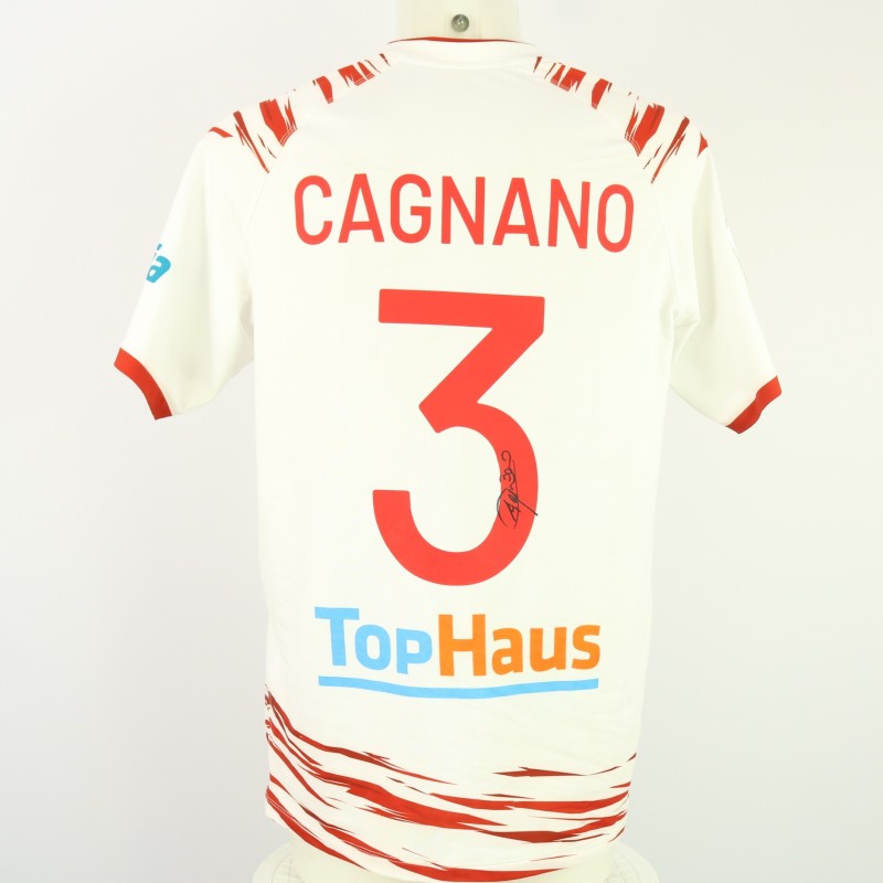 Cagnano's unwashed Signed Shirt, Pisa vs Sudtirol 2024 