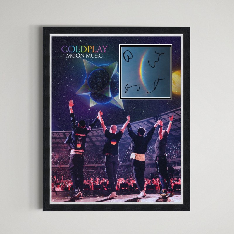 Display con inserto CD firmato Coldplay