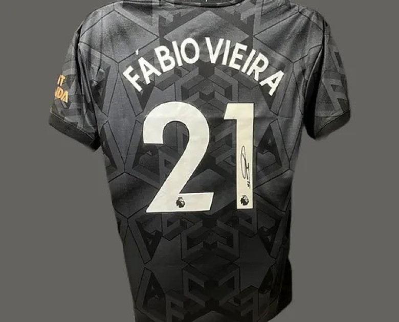 Fabio Vieira's Arsenal 2022/23 Signed Away Shirt