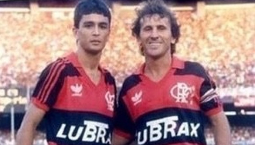 Bebeto Flamengo Campeonato Brasileiro Match Shirt, 1987-89