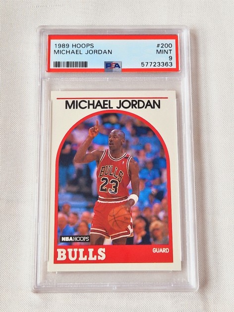 Card Michael Jordan NBA Hoops 1989