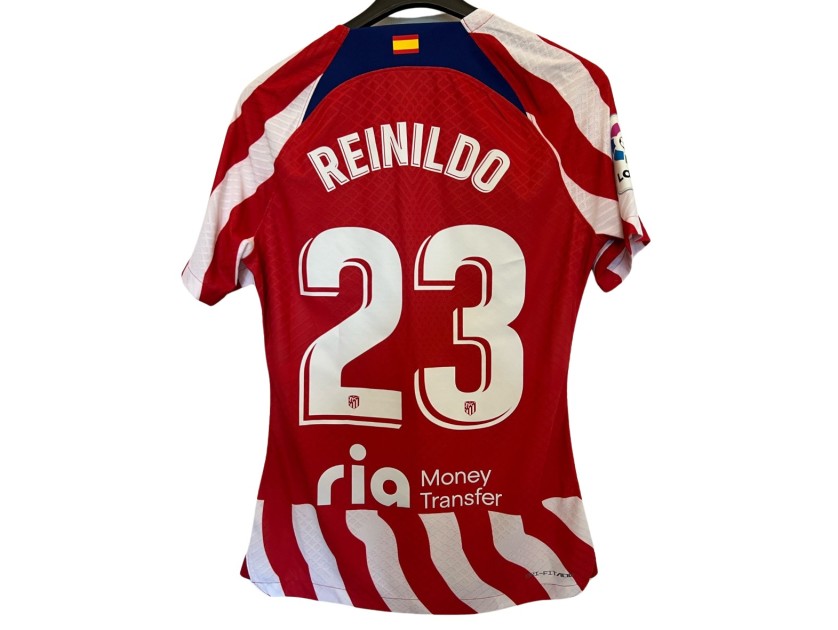 Reinildo's Atletico Madrid Match Shirt, 2022/23