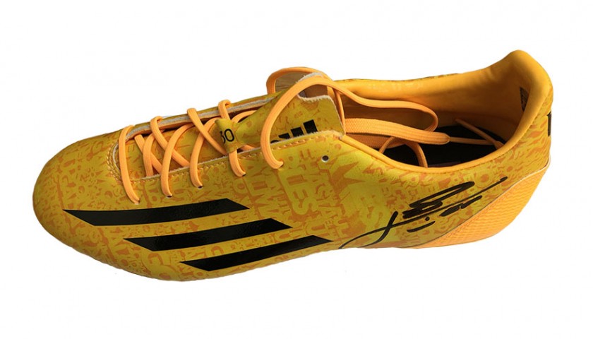 Lionel Messi Signed Left Adidas Football Boot