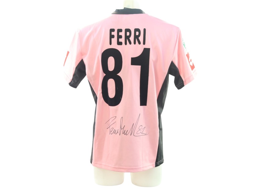 Ferri's Palermo Signed Match-Issued Shirt, 2004/05