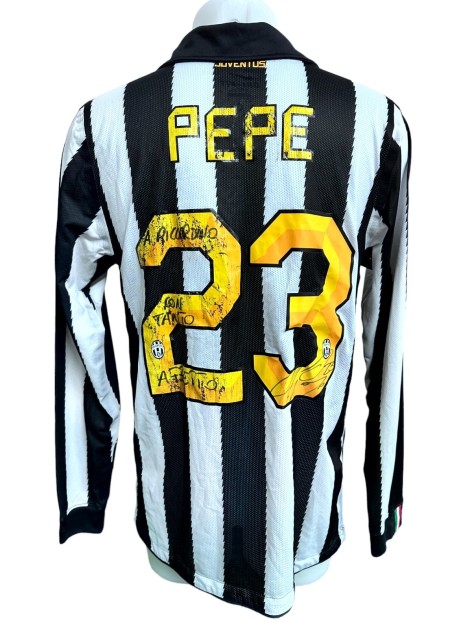 Maglia Pepe Juventus, preparata 2010/11 - Autografata