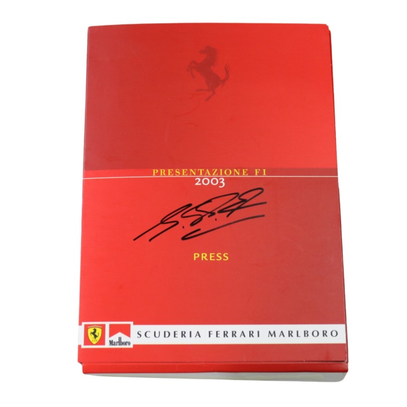 Presentation Ferrari 2003 - Signed by Schumacher